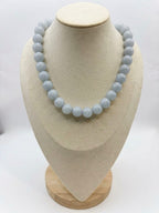 COLLAR BOLAS BLANCO GRANDE