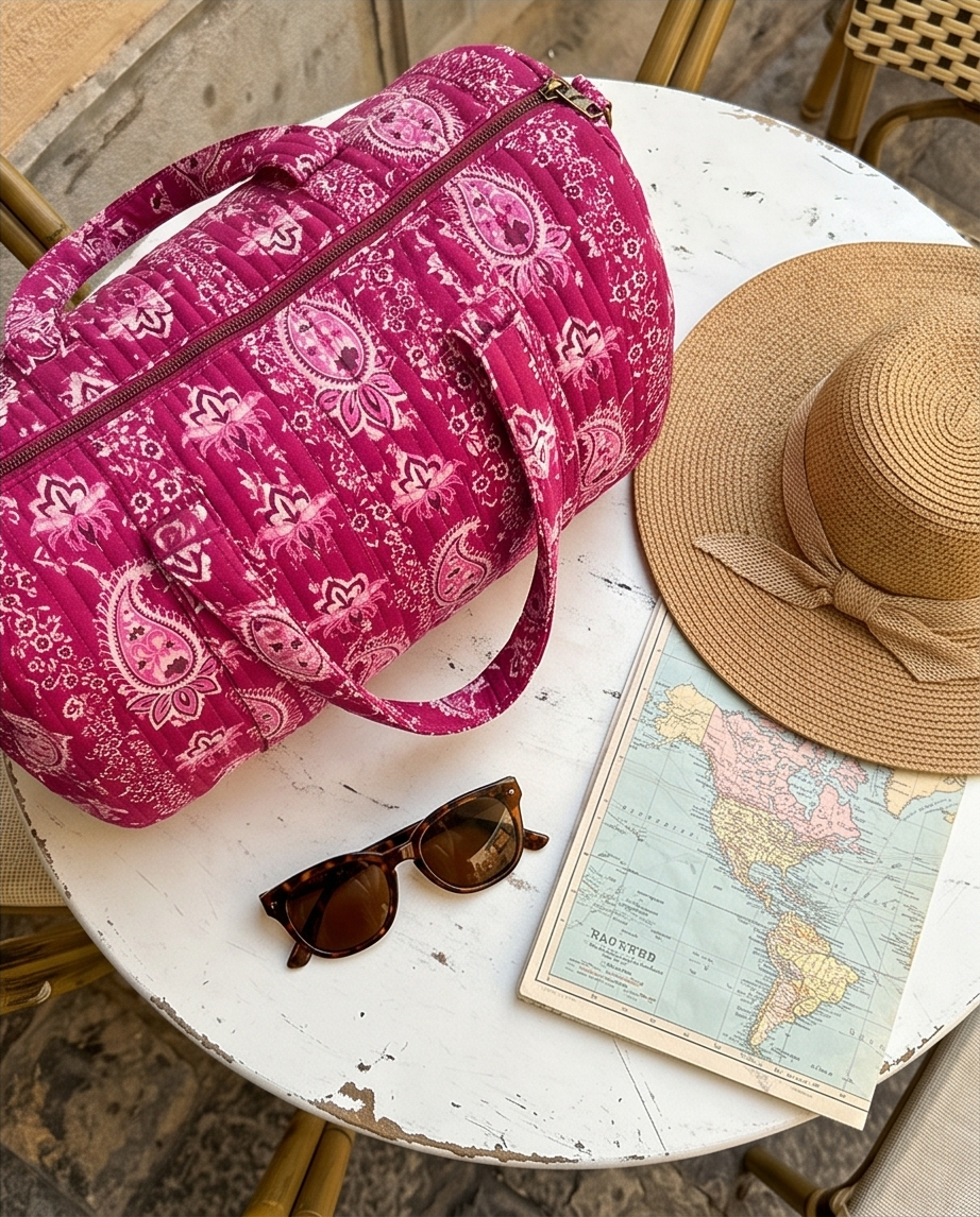 BOLSA DE VIAJE BOHO | CACHEMIR