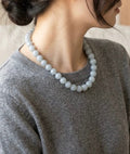 COLLAR BOLAS BLANCO GRANDE
