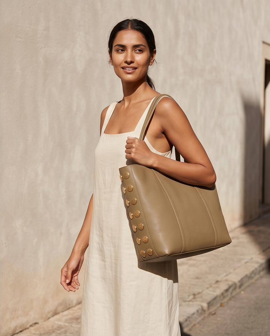 SHOPPER VICTORIA TACHAS | TAUPE
