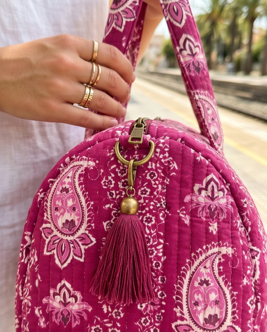 BOLSA DE VIAJE BOHO | CACHEMIR