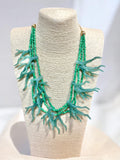 COLLAR MAXI CORAL VERDE