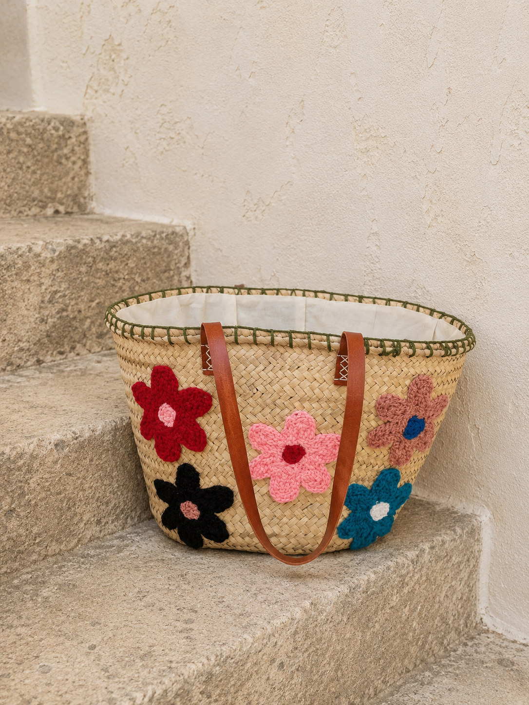 BOLSO CAPAZO FLORES