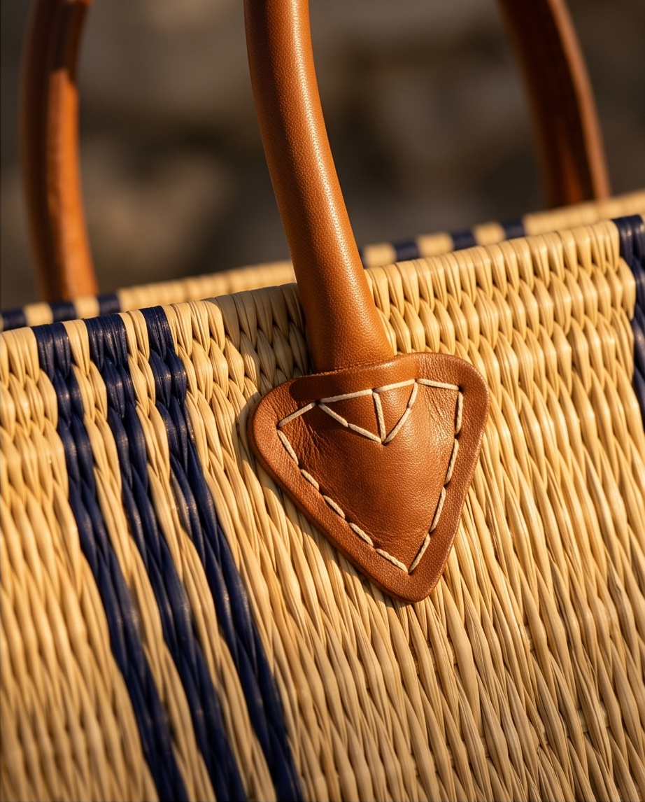 BOLSO CAPAZO PALMA NAVY
