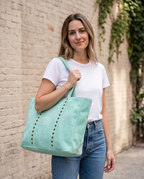 SHOPPER ROMA | VERDE AQUA