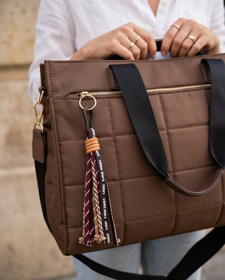 SHOPPER NYLON | BROWN