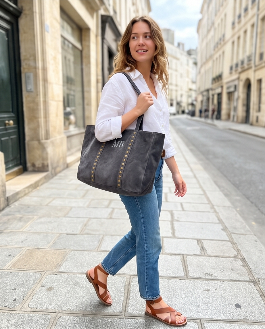 SHOPPER ROMA | GRIS PLOMO