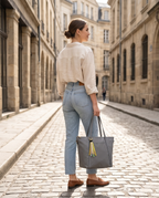 SHOPPER SIENA Gris plomo