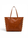 SHOPPER VICTORIA TACHAS | MARRÓN