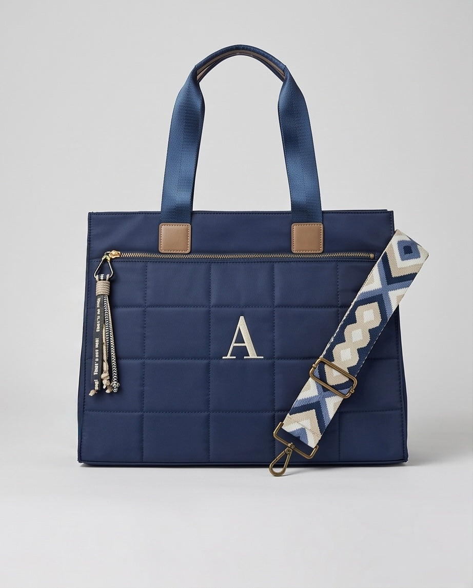 SHOPPER NYLON | AZUL MARINO