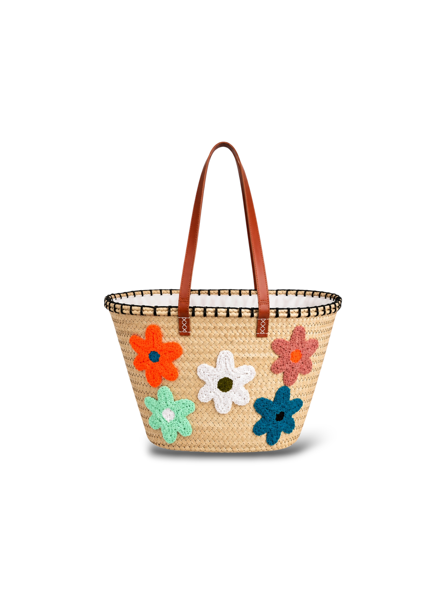 BOLSO CAPAZO FLORES FLÚOR