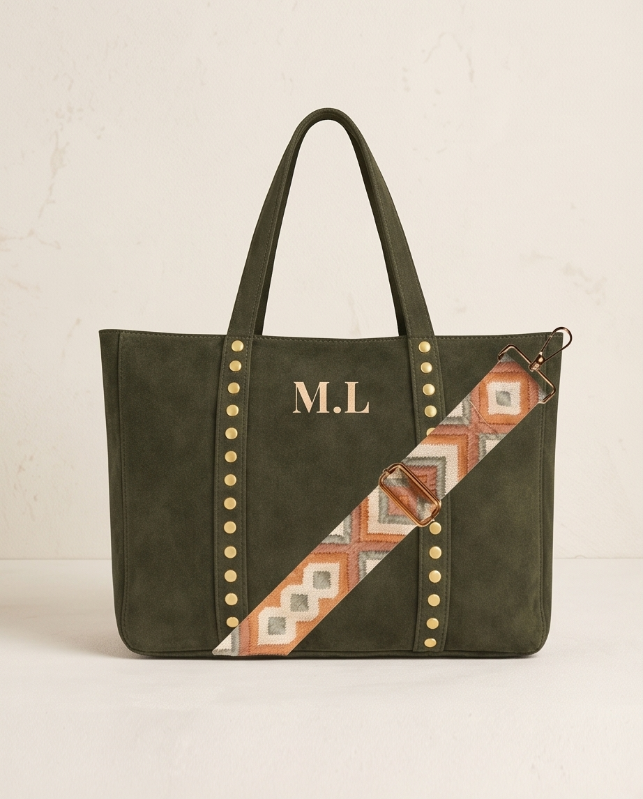 SHOPPER ROMA | VERDE CAQUI